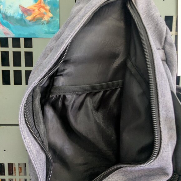 Grey Urban Crossbody Sling Bag - Picture 3 of 14